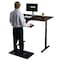 Uncaged Ergonomics Standing Desk, Black, Medium Density Fiberboard RU2bbkMDF48 - alternate 1